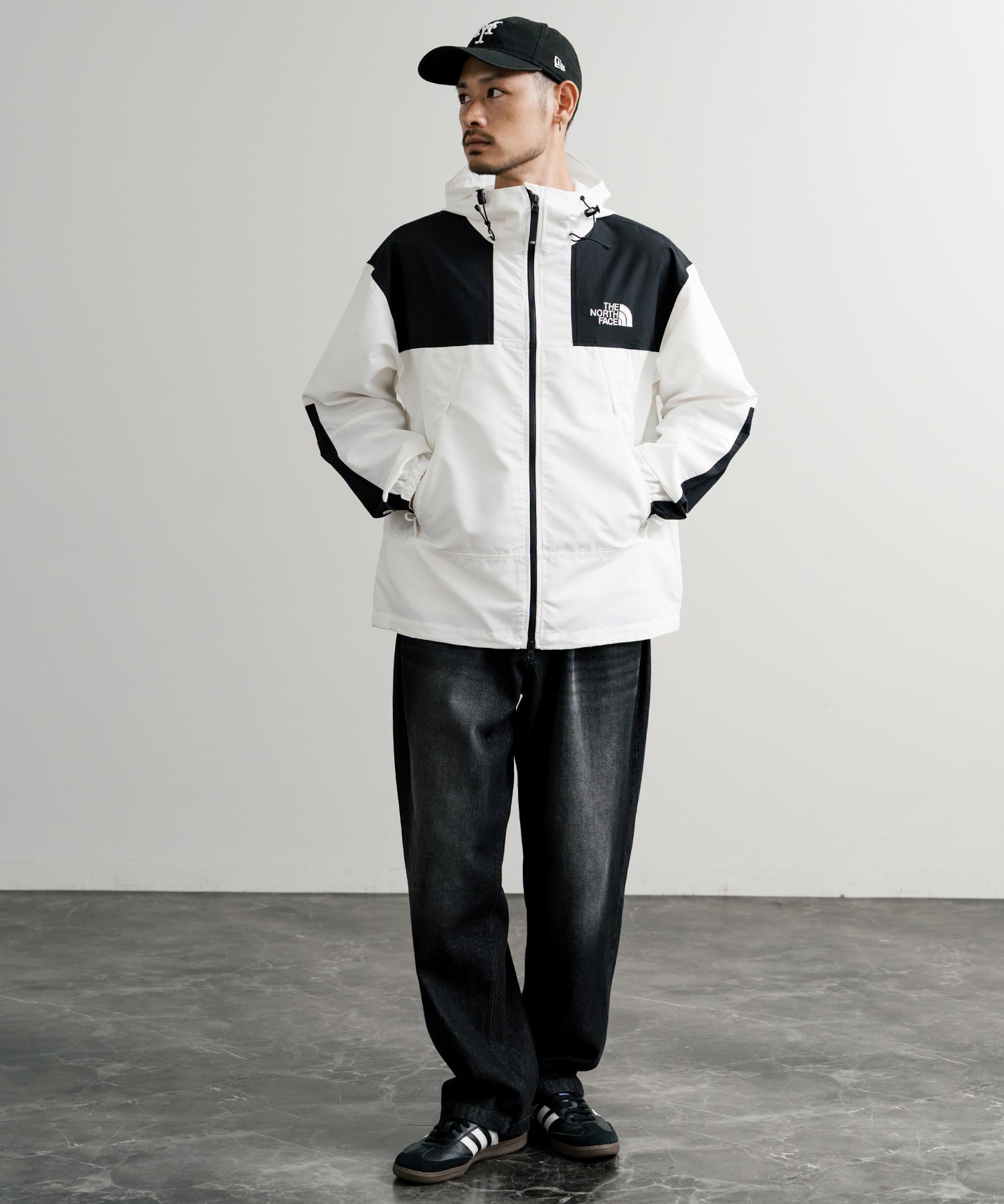 新色追加 THE NORTH FACE ザ・ノースフェイス M'S MOUNTAIN LITE JACKET オーバーサイズロゴ刺繍マウンテンパーカーナイロンジャケット 15156