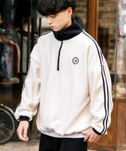 KANGOL カンゴール 別注コラボ蓄熱マイクロフリースハーフジップトレーナー 15157