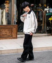 KANGOL カンゴール 別注コラボ蓄熱マイクロフリースハーフジップトレーナー 15157