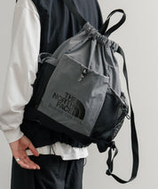 日本未展開モデル THE NORTH FACE ザ・ノースフェイス WHITE LABEL ホワイトレーベル LINDEN MESH GYM SACK ワンポイントロゴナップサック 15185
