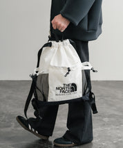 日本未展開モデル THE NORTH FACE ザ・ノースフェイス WHITE LABEL ホワイトレーベル LINDEN MESH GYM SACK ワンポイントロゴナップサック 15185