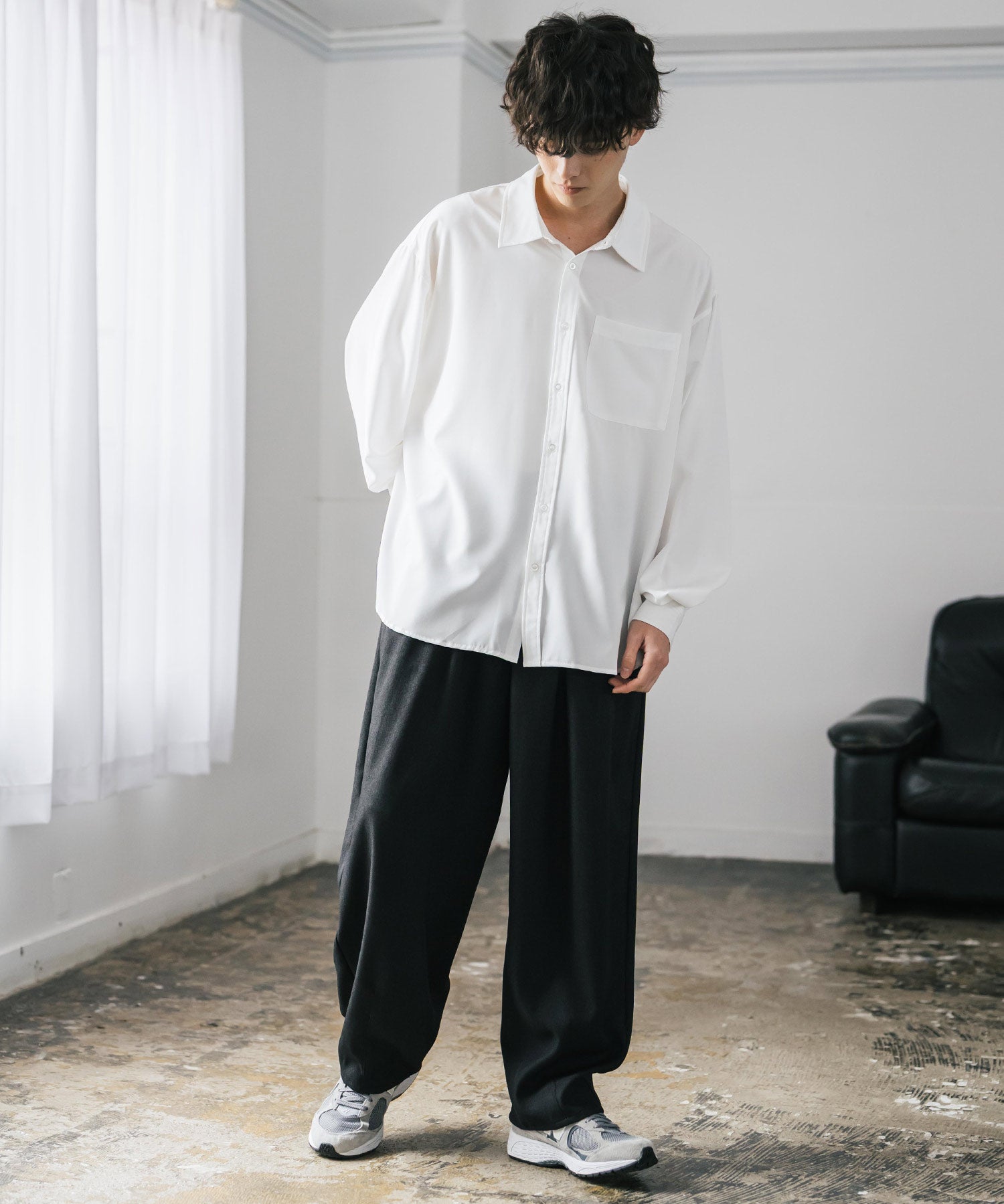 サージツイル2タックイージーワイドバルーンパンツ 15187