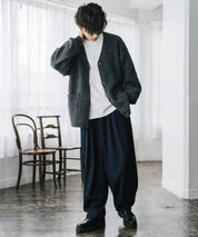 サージツイル2タックイージーワイドバルーンパンツ 15187