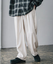 サージツイル2タックイージーワイドバルーンパンツ 15187