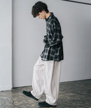 サージツイル2タックイージーワイドバルーンパンツ 15187