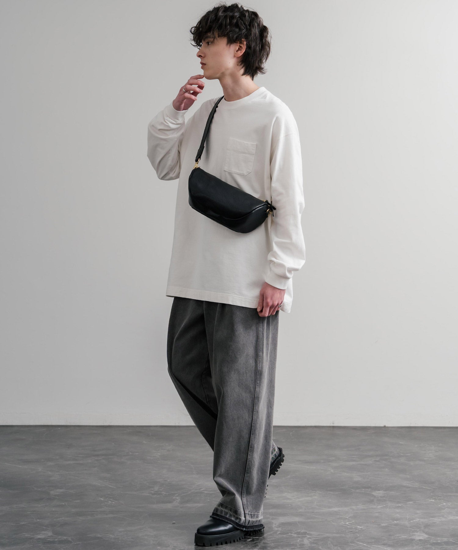 Butler Verner Sails バトラーバーナーセイルズ 日本製 国産 オイルレザーショルダーバッグ JI-3001 15213