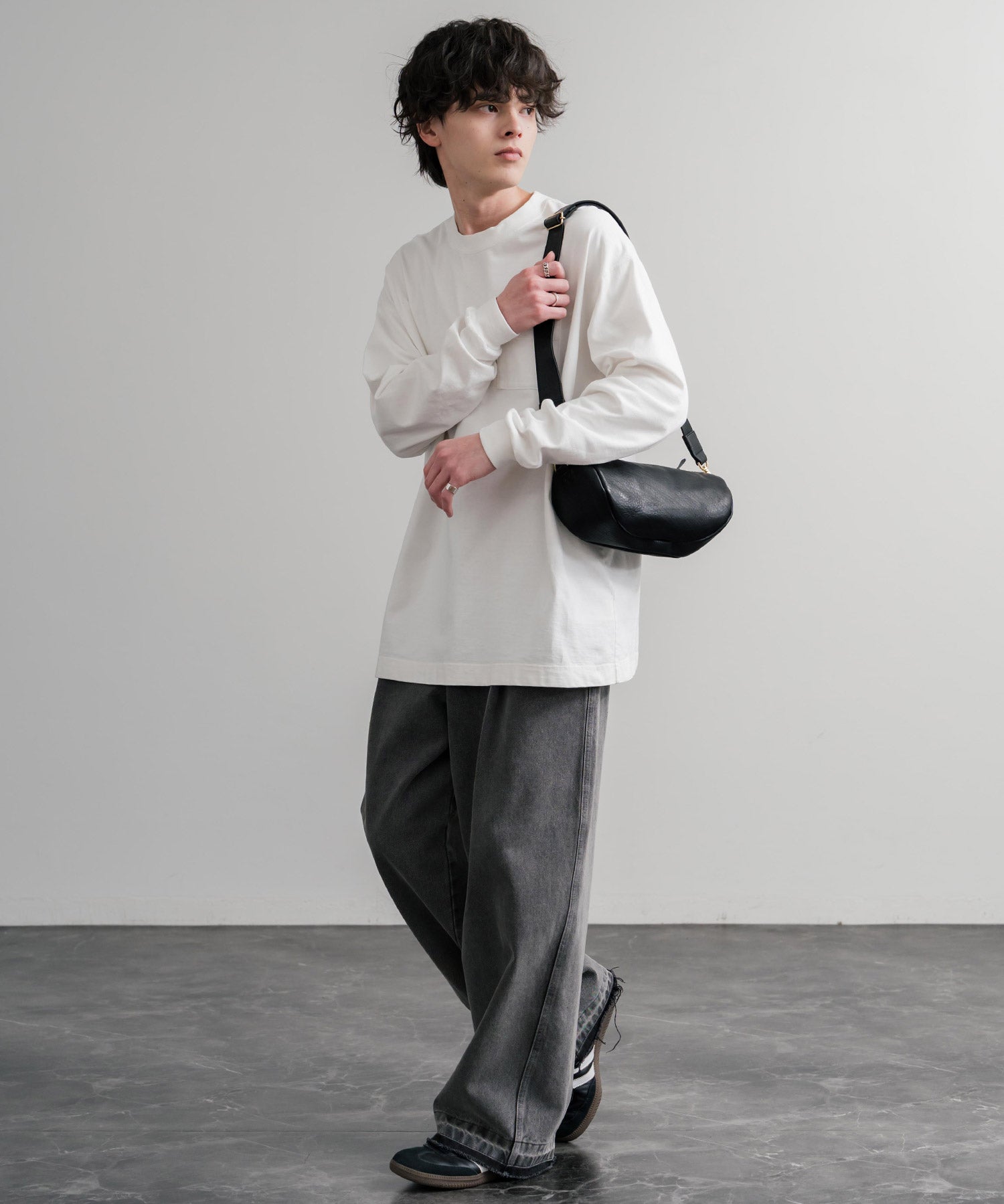 Butler Verner Sails バトラーバーナーセイルズ 日本製 国産 オイルレザーショルダーバッグ JI-3001 15213