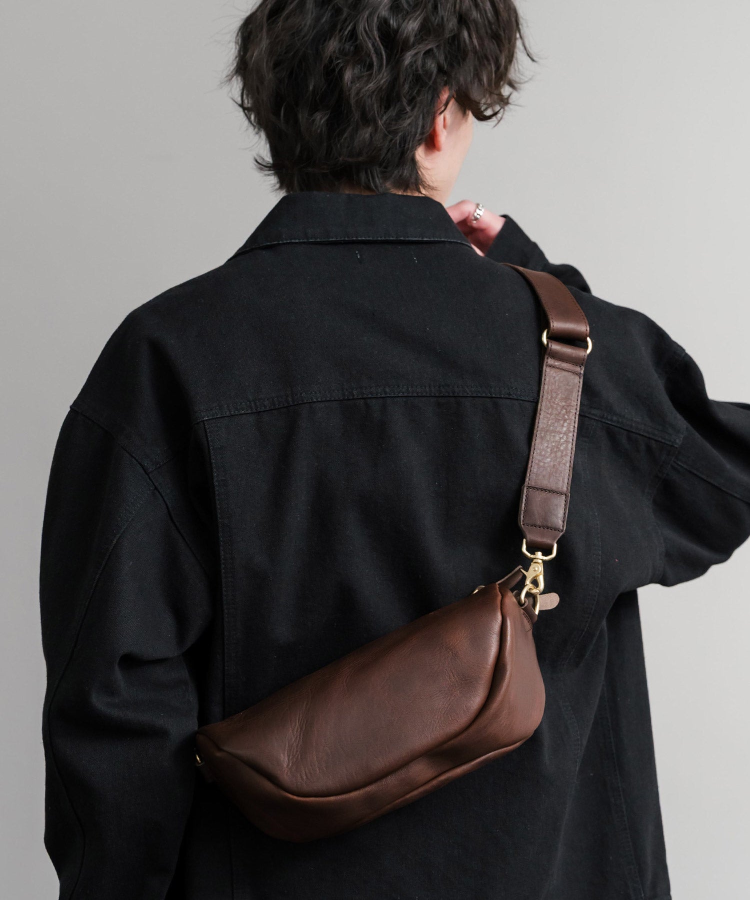 Butler Verner Sails バトラーバーナーセイルズ 日本製 国産 オイルレザーショルダーバッグ JI-3001 15213