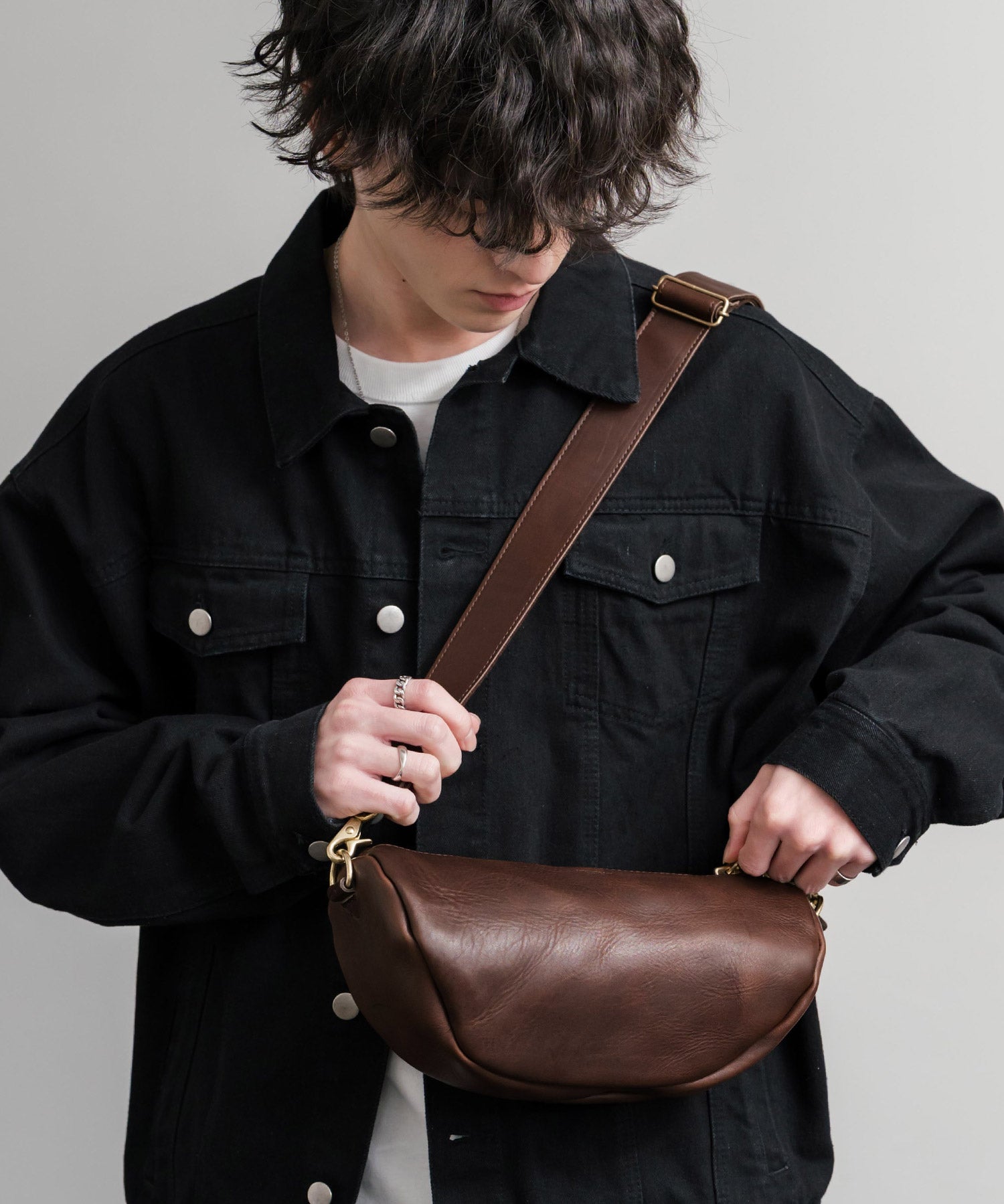 Butler Verner Sails バトラーバーナーセイルズ 日本製 国産 オイルレザーショルダーバッグ JI-3001 15213