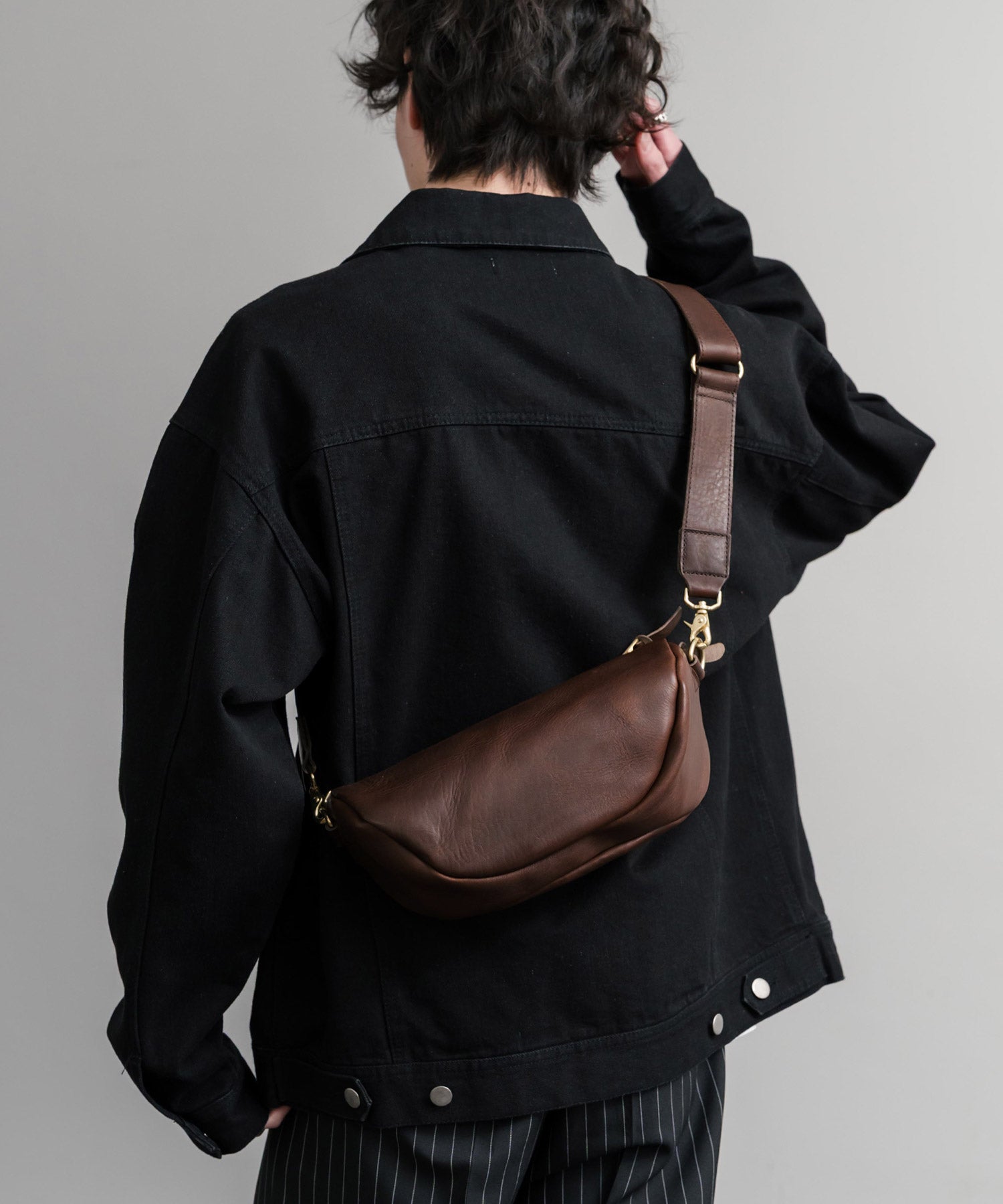 Butler Verner Sails バトラーバーナーセイルズ 日本製 国産 オイルレザーショルダーバッグ JI-3001 15213