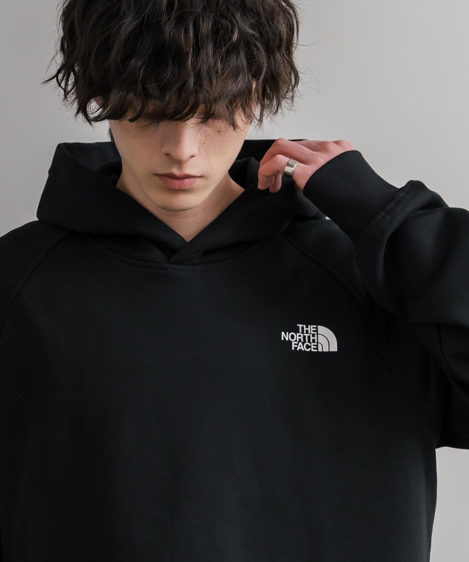 THE NORTH FACE ザ・ノースフェイス RAGLAN REDBOX HOODIE オーバーサイズ裏起毛バックプリントラグランプルオーバーパーカー 15214