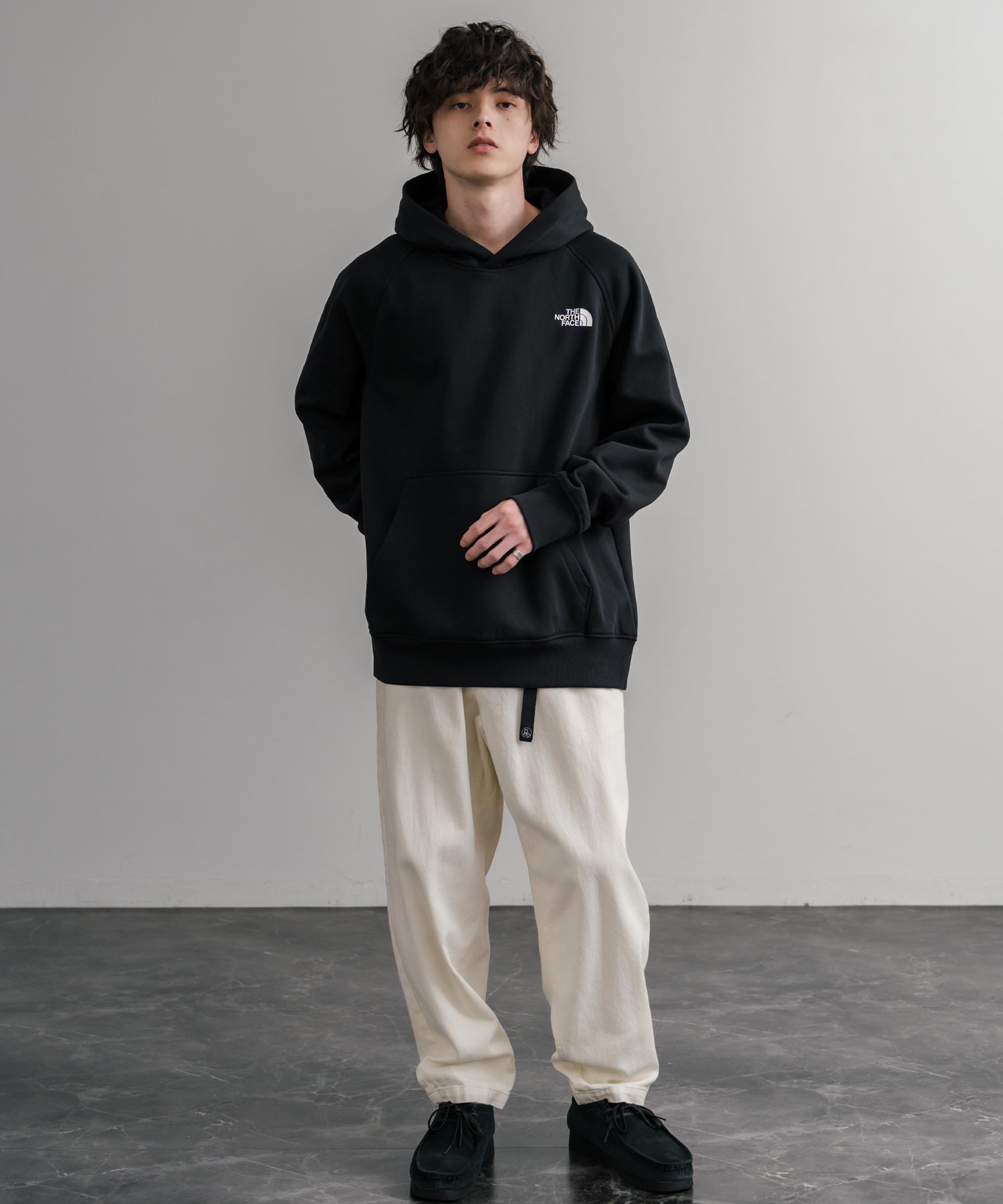 THE NORTH FACE ザ・ノースフェイス RAGLAN REDBOX HOODIE オーバーサイズ裏起毛バックプリントラグランプルオーバーパーカー 15214