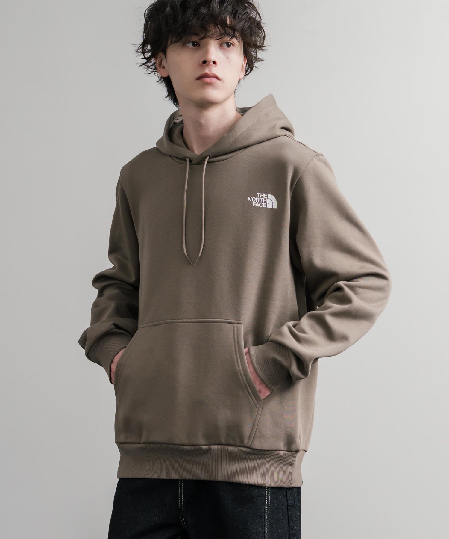 新色追加 THE NORTH FACE ザ・ノースフェイス SIMPLE DOME HOODIE オーバーサイズ裏起毛シンプルワンポイントロゴプルオーバーパーカー 15215