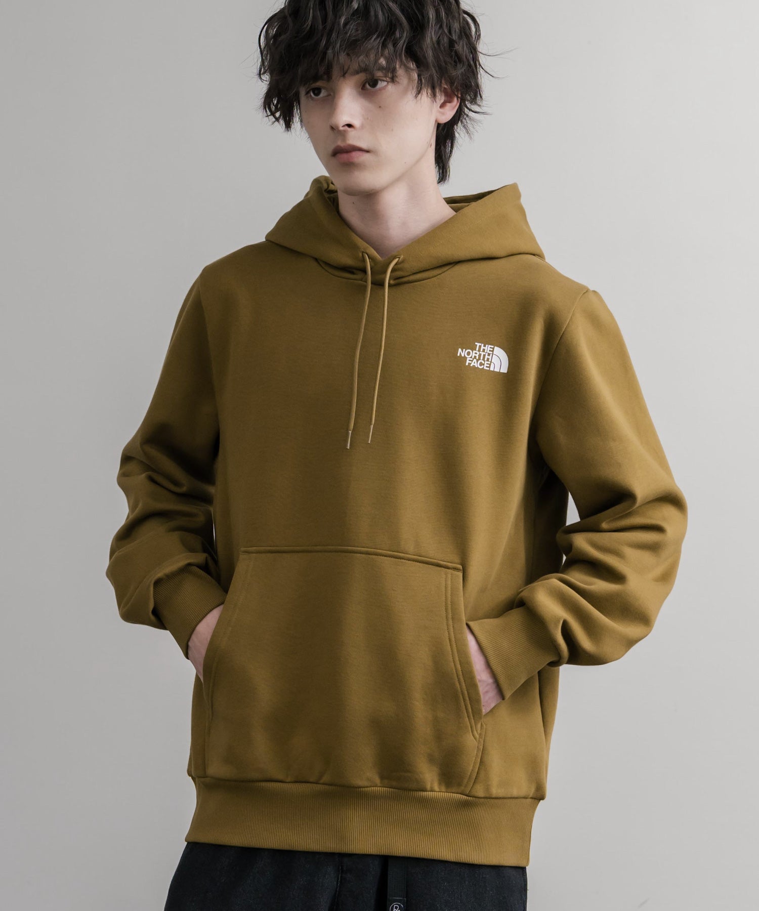 THE NORTH FACE ザ・ノースフェイス SIMPLE DOME HOODIE オーバーサイズ裏起毛シンプルワンポイントロゴプルオーバーパーカー 15215