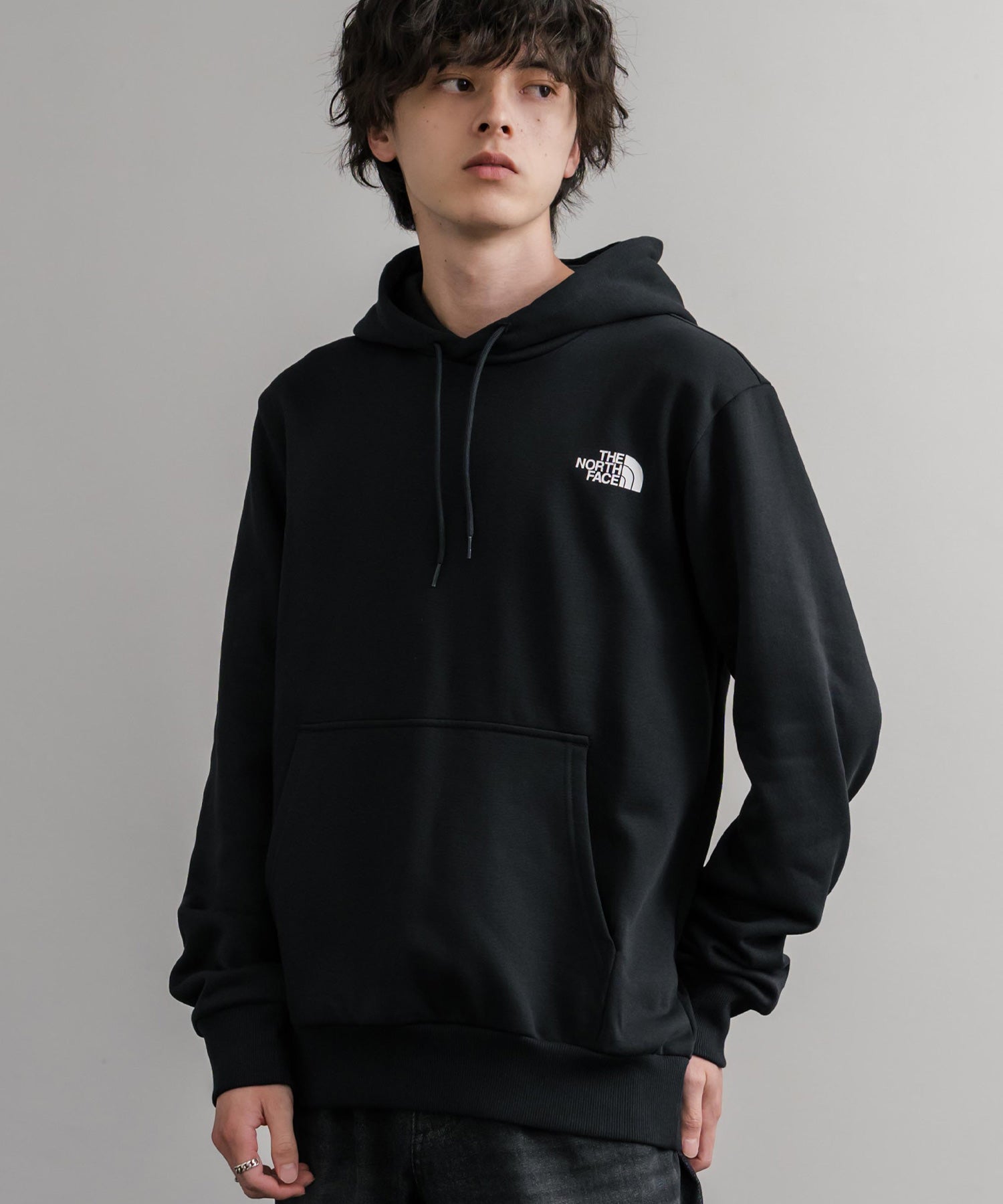 THE NORTH FACE ザ・ノースフェイス SIMPLE DOME HOODIE オーバーサイズ裏起毛シンプルワンポイントロゴプルオーバーパーカー 15215