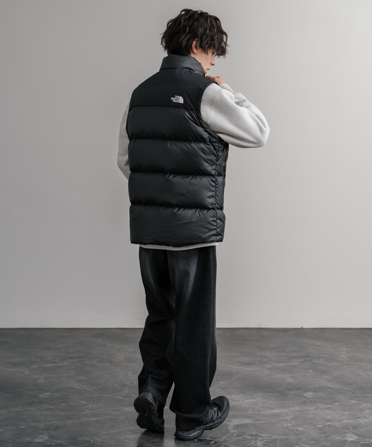 THE NORTH FACE ザ・ノースフェイス MEN'S DIABLO DOWN VEST ワンポイントロゴ刺繍700フィルパワーダウンベスト 15217
