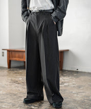 セミワイド2タックストレートスラックス 15248