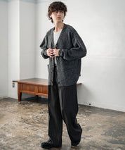 セミワイド2タックストレートスラックス 15248