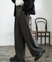 セミワイド2タックストレートスラックス 15248