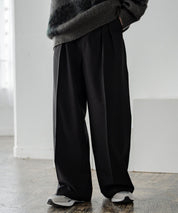 セミワイド2タックストレートスラックス 15248