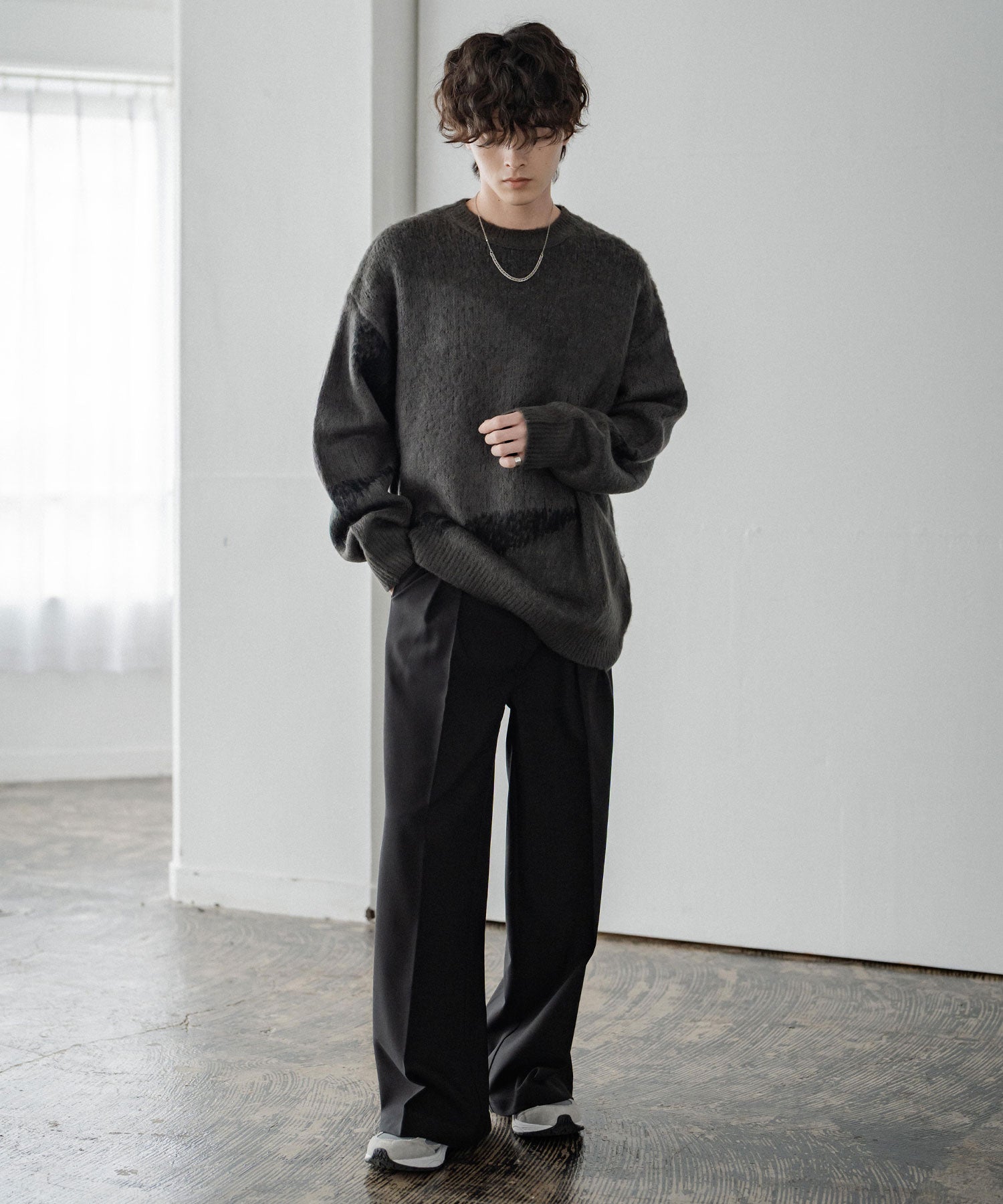 50s スラックスとスウェット セミワイド2タックストレートスラックス 15248 – Rocky Monroe