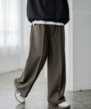 セミワイド2タックストレートスラックス 15248