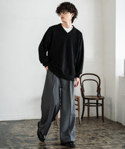 セミワイド2タックストレートスラックス 15248