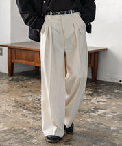 セミワイド2タックストレートスラックス 15248