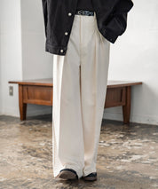 セミワイド2タックストレートスラックス 15248