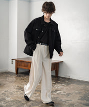 セミワイド2タックストレートスラックス 15248