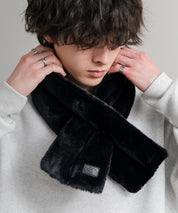日本未展開モデル WHITE LABEL THE NORTH FACE COMPACT T-BALL MUFFLER ティーボールパディングマフラー/ファーマフラー 15249