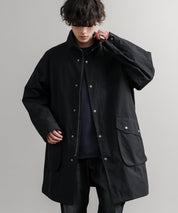 Audience オーディエンス 綿ナイロン高密度ポプリン M-90ロング丈スタンドネックモッズコート AUD7355 15252