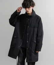 Audience オーディエンス 綿ナイロン高密度ポプリン M-90ロング丈スタンドネックモッズコート AUD7355 15252