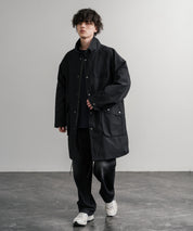 Audience オーディエンス 綿ナイロン高密度ポプリン M-90ロング丈スタンドネックモッズコート AUD7355 15252