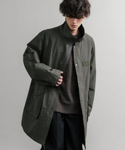 Audience オーディエンス 綿ナイロン高密度ポプリン M-90ロング丈スタンドネックモッズコート AUD7355 15252