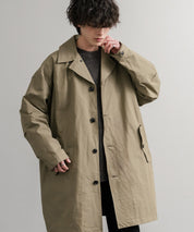 Audience オーディエンス 綿ナイロン高密度ポプリン M-51ロング丈モッズステンカラーコート AUD7356 15253