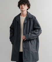 Audience オーディエンス 綿ナイロン高密度ポプリン M-51ロング丈モッズステンカラーコート AUD7356 15253