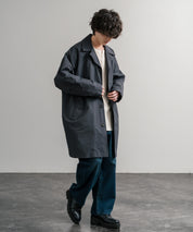 Audience オーディエンス 綿ナイロン高密度ポプリン M-51ロング丈モッズステンカラーコート AUD7356 15253
