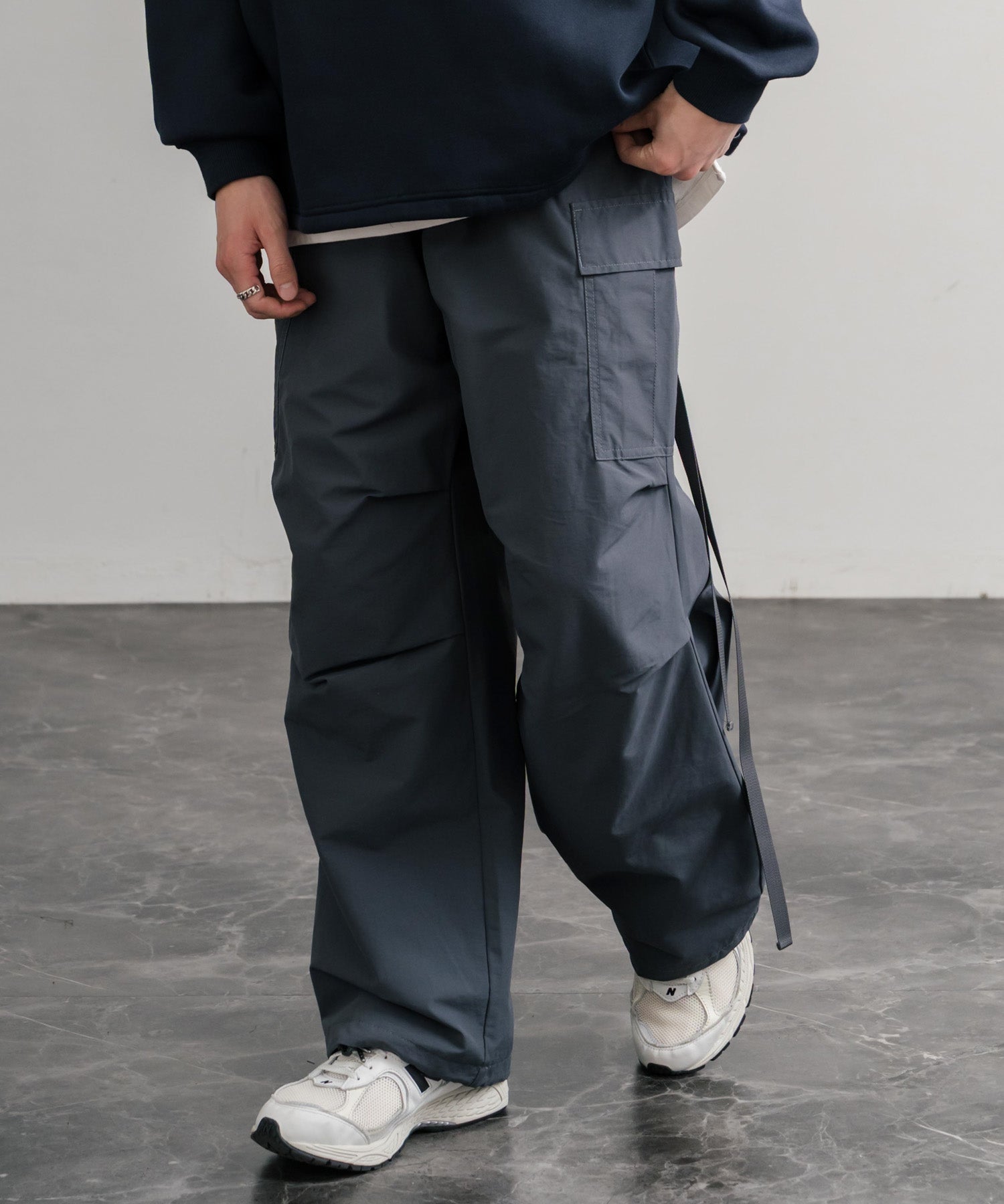 40クロス裏フリースM-65カーゴイージーパンツ AUD3650 15286