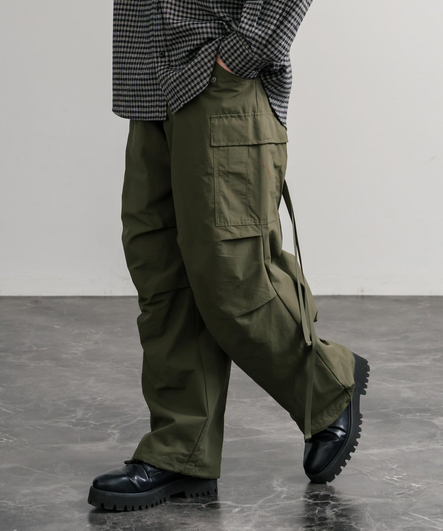 40クロス裏フリースM-65カーゴイージーパンツ AUD3650 15286