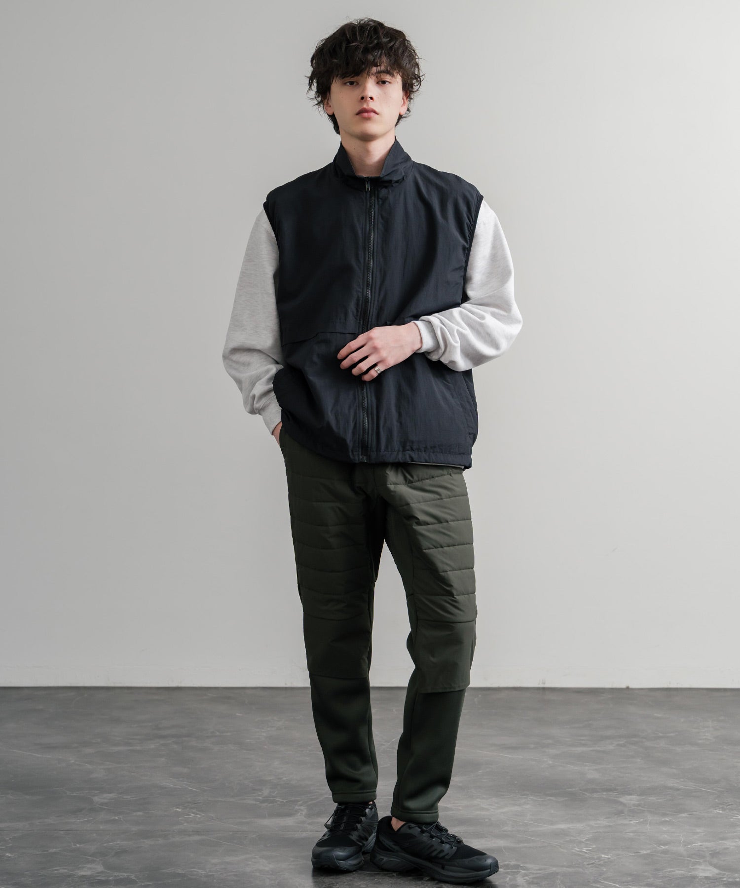 GERRY ジェリー 中綿ストレッチポリリップ インサレーションテックトラックパンツ/イージージョガーパンツ 15289