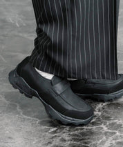 フェイクレザー/スエード厚底スニーカーローファー 15290