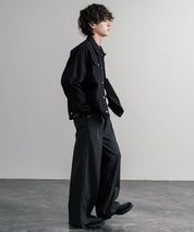 フェイクレザー/スエード厚底スニーカーローファー 15290