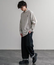 フェイクレザー厚底モカシンボートシューズ/デッキシューズ 15291