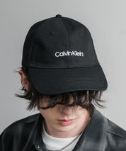 Calvin Klein カルバンクライン LOGO TWILL CAP ワンポイントブランドネーム刺繍ベースボールキャップ 15929