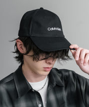 Calvin Klein カルバンクライン LOGO TWILL CAP ワンポイントブランドネーム刺繍ベースボールキャップ 15929