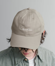 Calvin Klein カルバンクライン LOGO TWILL CAP ワンポイントブランドネーム刺繍ベースボールキャップ 15929