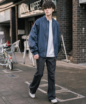 新色追加 ポリDEWSPO オーバーサイズMA-1フライトジャケット/撥水加工ミリタリーブルゾン 15293