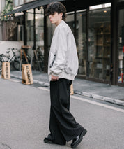 新色追加 ポリDEWSPO オーバーサイズMA-1フライトジャケット/撥水加工ミリタリーブルゾン 15293