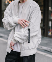 新色追加 ポリDEWSPO オーバーサイズMA-1フライトジャケット/撥水加工ミリタリーブルゾン 15293